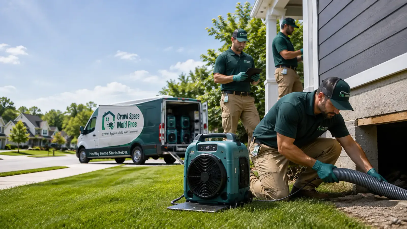 Crawl Space Mold Removal in Lewis, NY